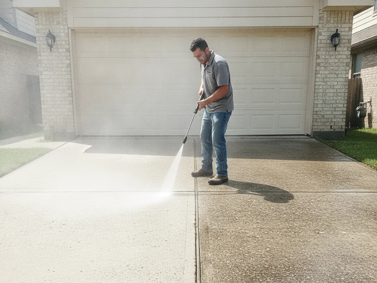 Driveway & Concrete Cleaning in Houston, TX