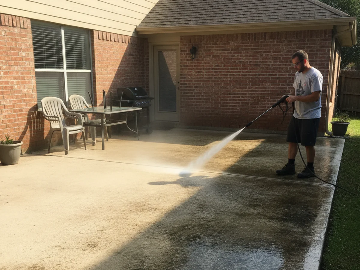 Patio & Sidewalk Cleaning in Houston, TX