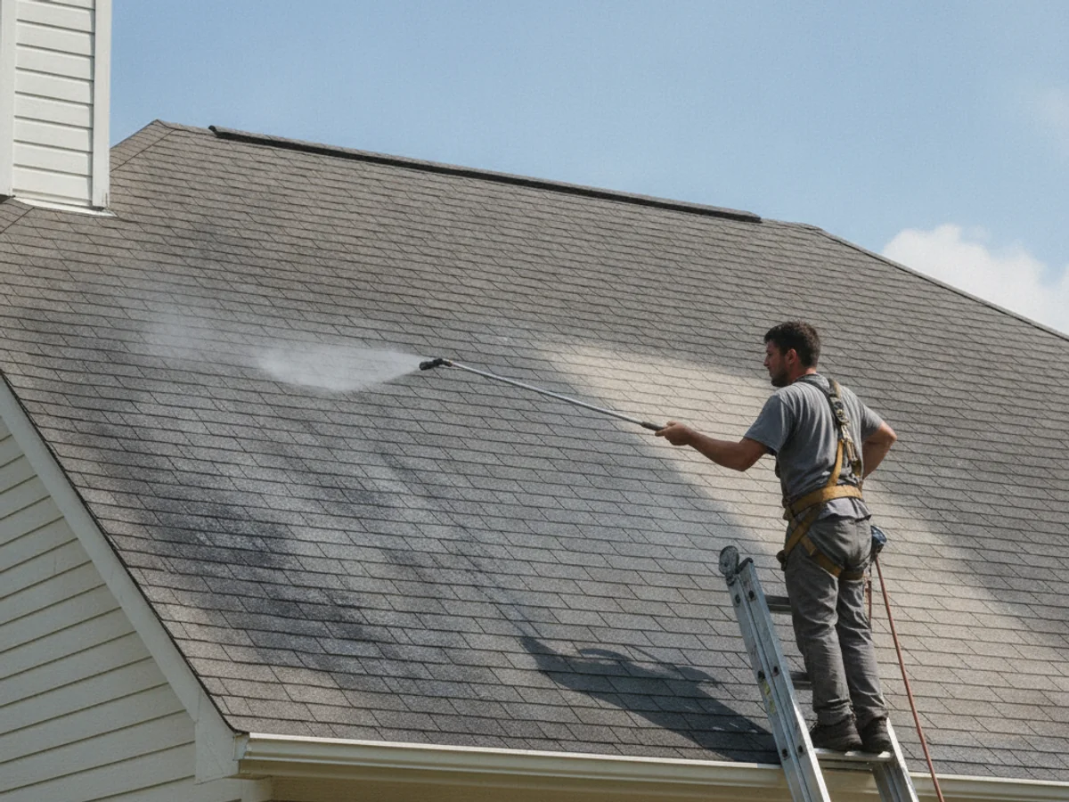 Roof Cleaning (Soft Wash) in Houston, TX